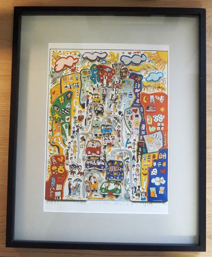 James Rizzi (1950-2011) - Pop Art - the proud valley (1986) #1.0