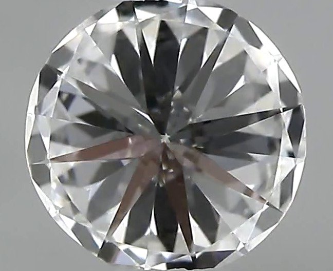 No reserve price - 1 pcs Diamond (Natural) - 0.40 ct - Round - D (colourless) - VVS2 - Gemological Institute of America (GIA) - *VG EX* #3.2