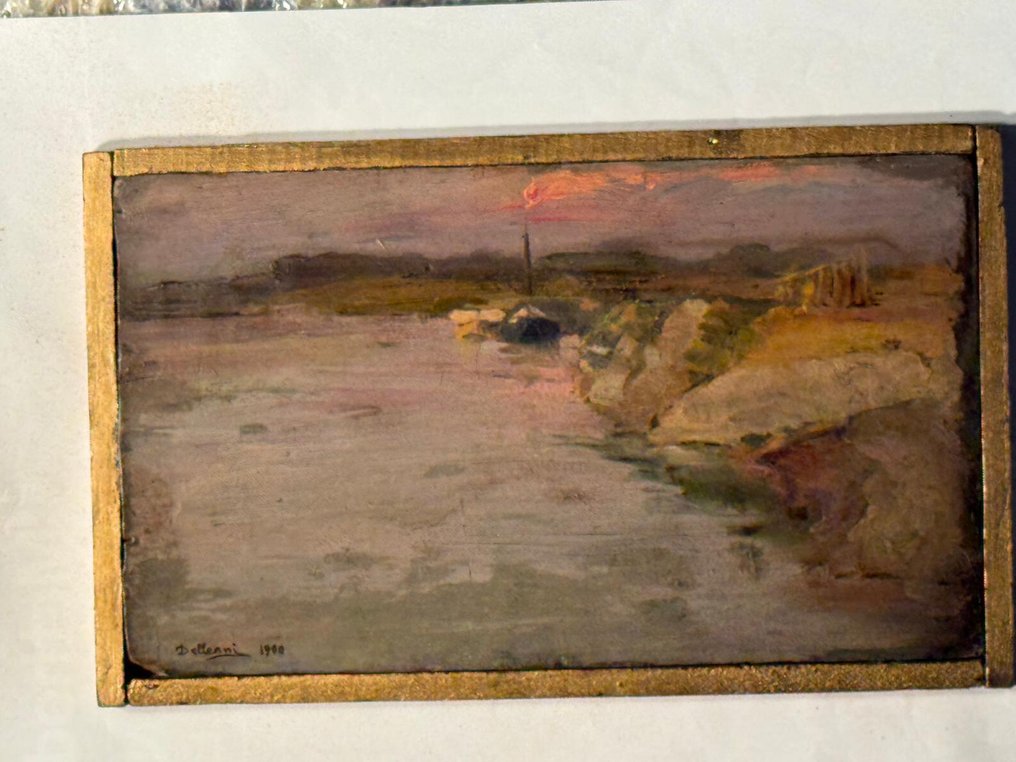 Lorenzo Delleani (1840-1908), Attrib. - Paesaggio #1.0