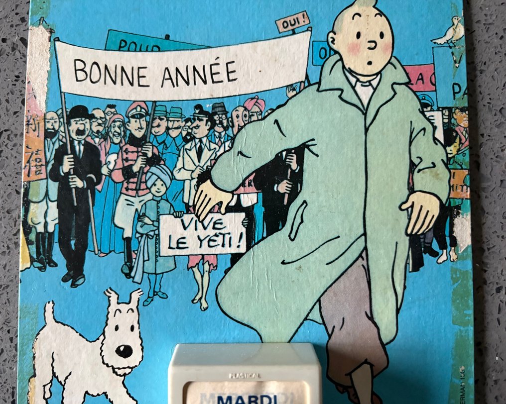 Tintin - Calendrier Oberthur 1987 - 1 Calendar - 1986 #2.1