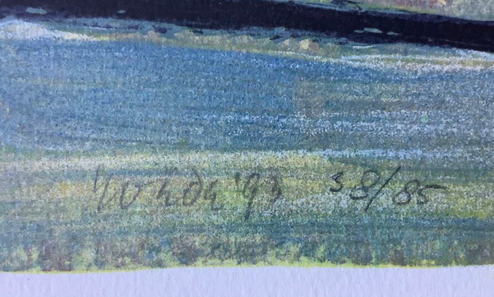 Jan Roede (1914-2007) - Abstracte compositie met geel, blauw en rood. #4.3