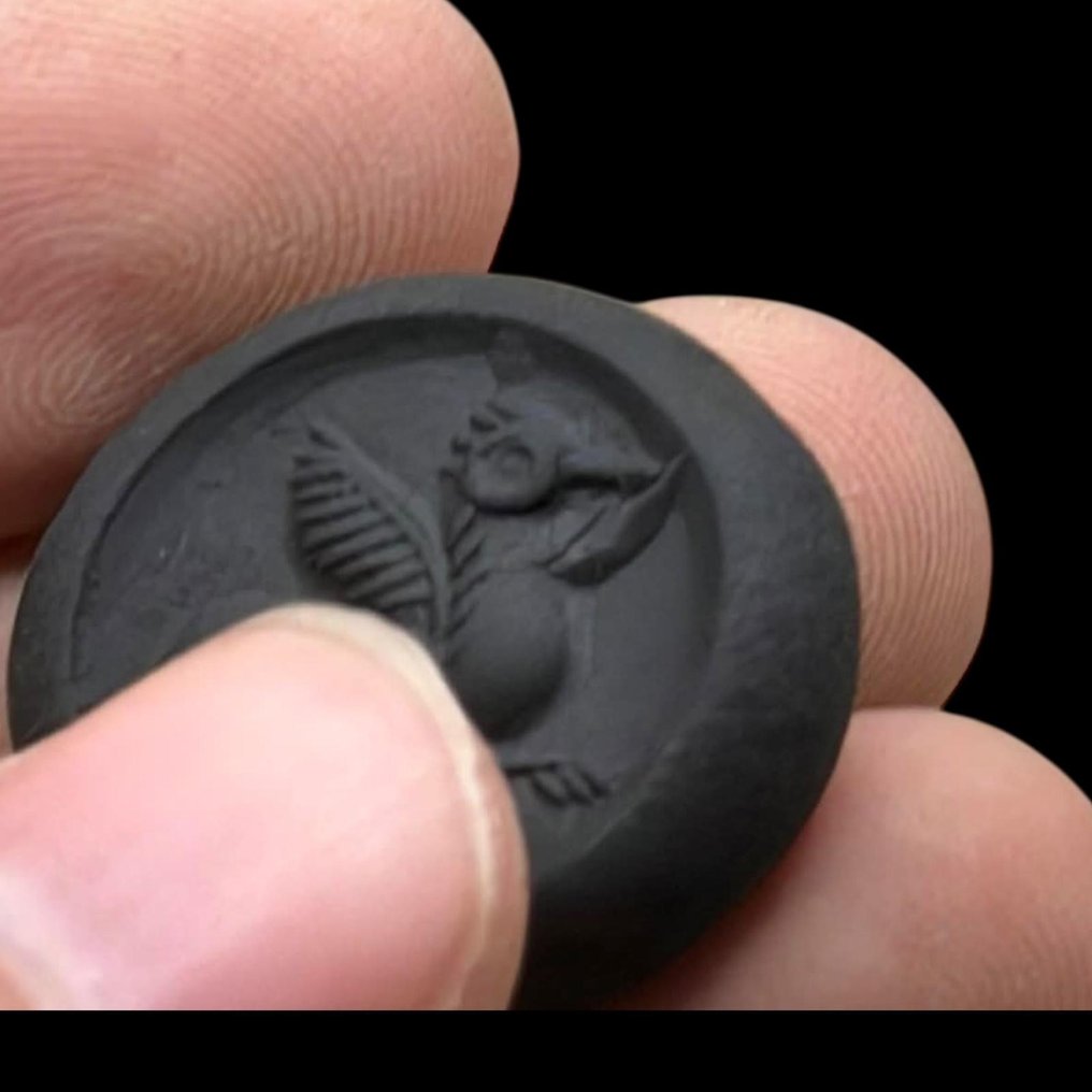 Αντίγραφο των Σασσανιδών. Agate Χάντρα με ανάγλυφη επιφάνεια  (χωρίς τιμή ασφαλείας) #1.0