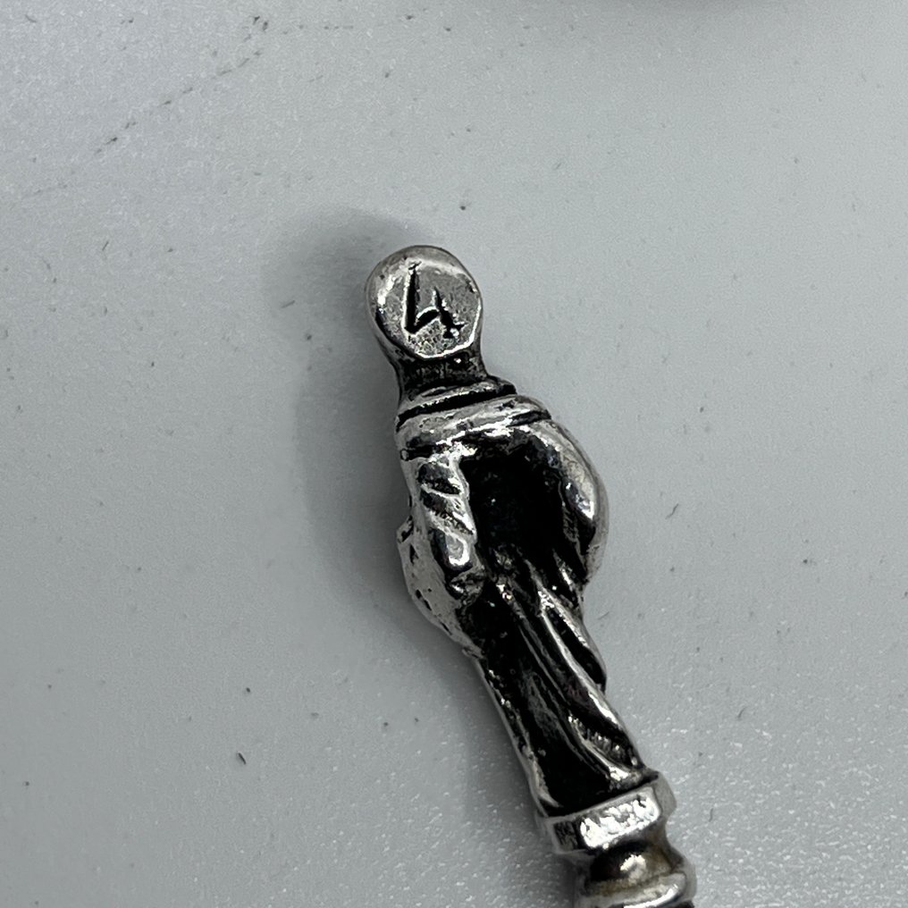 Cuillère à thé (12) - Plaqué(e) argent - 12 apôtres vernis #4.3