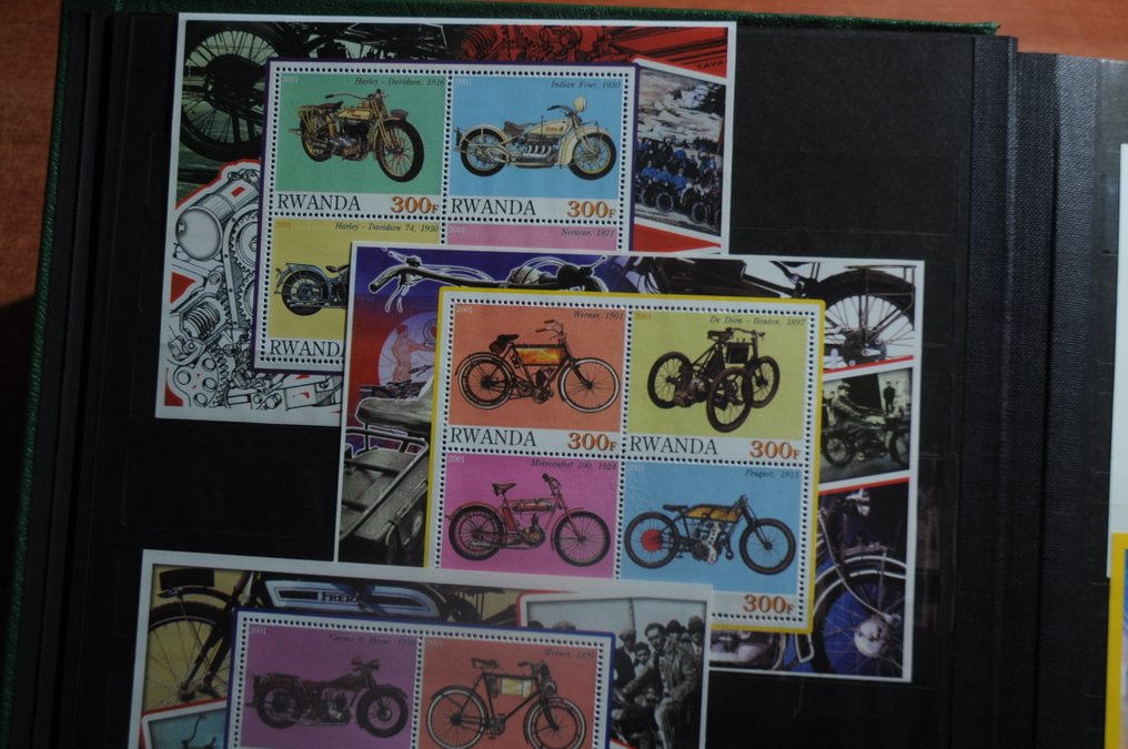 Rwanda - Post-1950 collection of blocks and sheets from 2005 to 2012 in a stockbook. #4.3