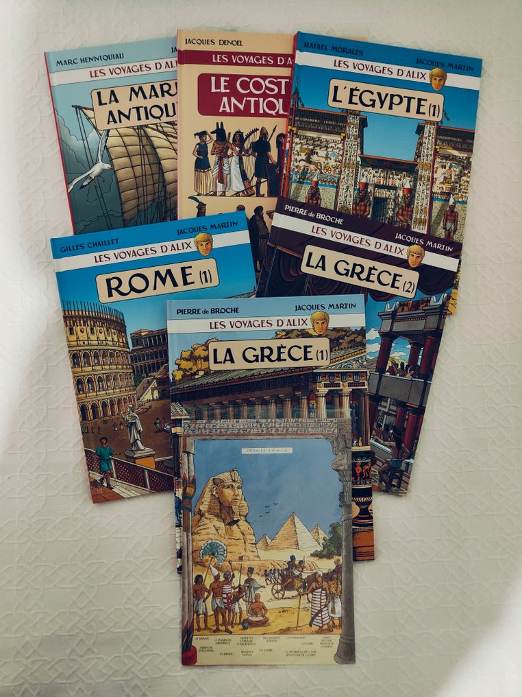 Les Voyages d'Alix - 6x C + fresque - 6 Album - First edition - 1996/1999 #1.0