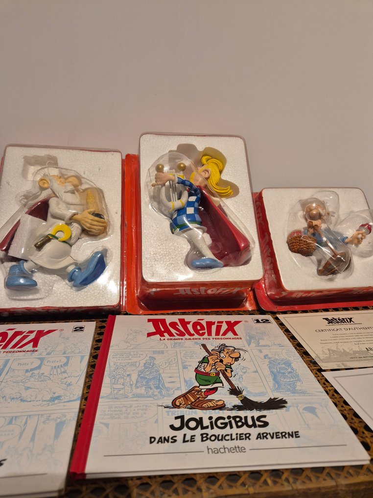 Albert René / Goscinny-Uderzo - Figurine - Ensemble de 5 personnage Astérix- édition Hachette (5) - Resin #3.2