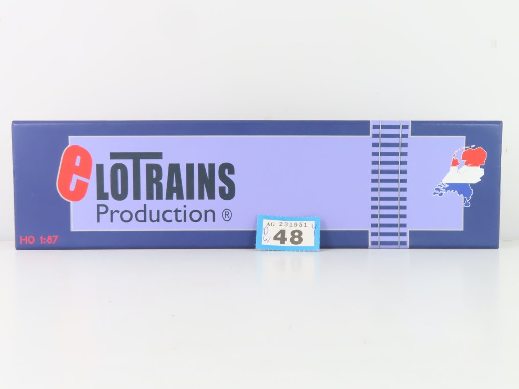 Elotrains H0 - 100.82 - Wagon de passagers pour trains miniatures (1) - 4-assige Mw Meetrijtuig, ex Plan D, Digitaal - NS #2.1