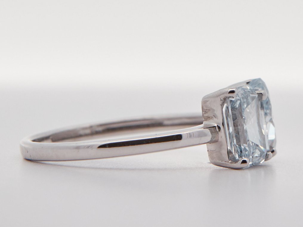 χωρίς τιμή ασφαλείας - Δαχτυλίδι - 14 καράτια Λευκός χρυσός - 2.23ct. tw. Διαμάντι (Εργαστηριακής καλλιέργειας) #2.1