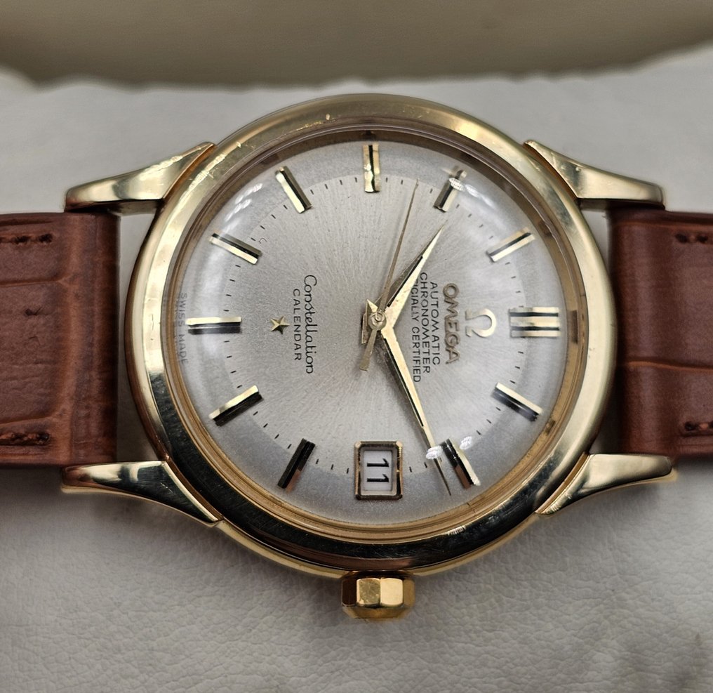 Omega - Constellation Calendar Chronometer 18K GOLD - tu tone dial - 957066 - Herren - 1959 #2.1