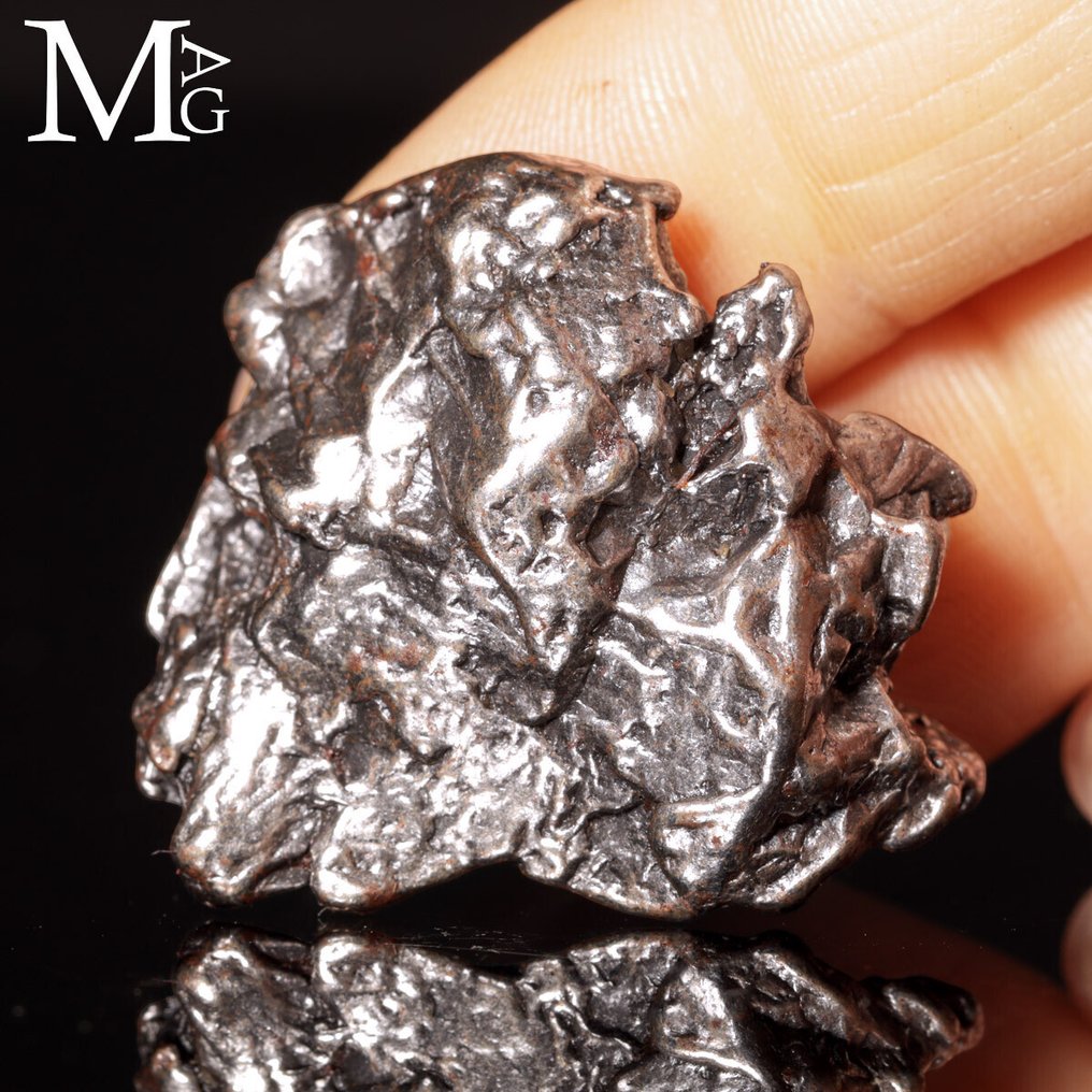 Campo del Cielo - Meteorite – Iron-Nickel with Widmanstätten Structure - Height: 33 mm - Width: 29 mm- 39 g #1.0