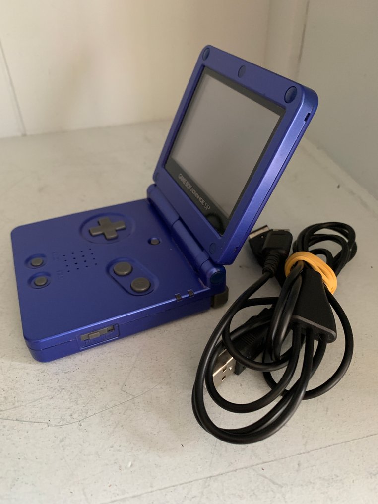 Nintendo - Gameboy Advance SP - (Midnight Blue) With charging cable - Console per videogiochi portatile #2.1