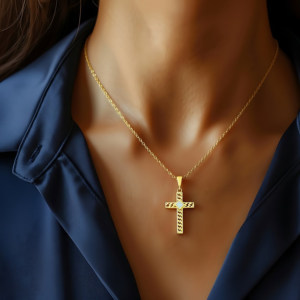 Nincs minimálár - Nyaklánc - 14 kt. Sárga arany #1.0