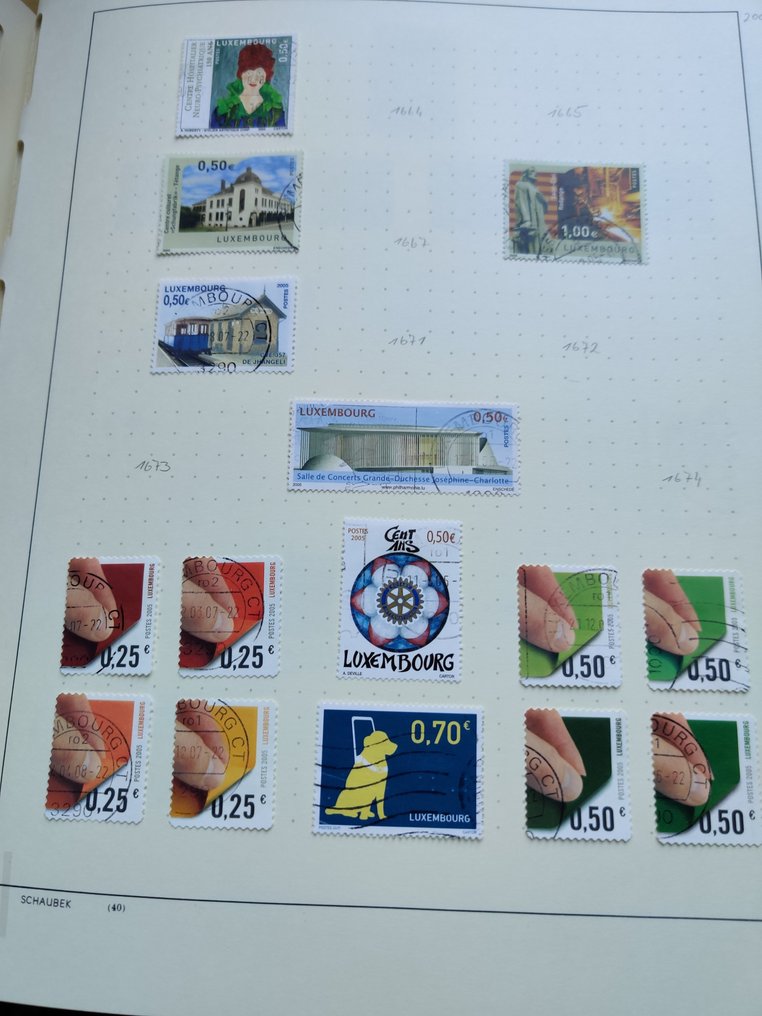 盧森堡 1882/2006 - 扩展收藏 in Schaubeckalbum #3.2