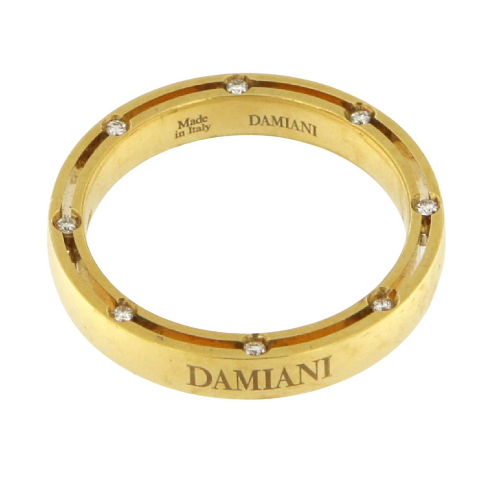 Damiani - 戒指 - 18 克拉 黃金 - 0.16ct. tw. 鉆石 (天然) #2.1