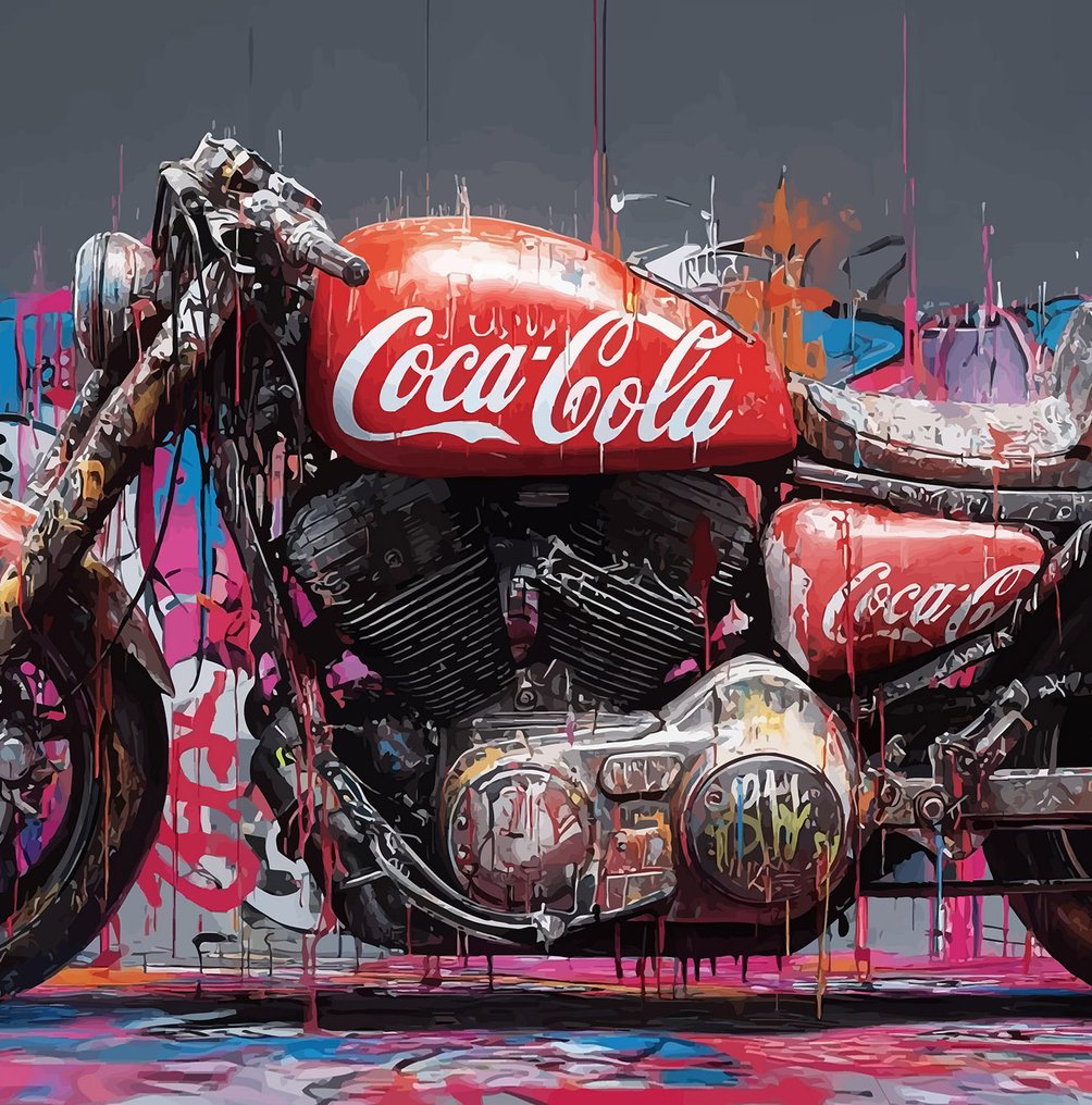 IPR Graph - Coca-Cola Motorcycle - Pop Art Industrial #3.2