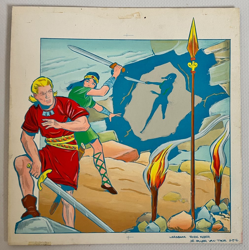 Willy Vandersteen / Studio Vandersteen - 1 Blue coloring - De Rode Ridder - De hamer van Thor #1.0