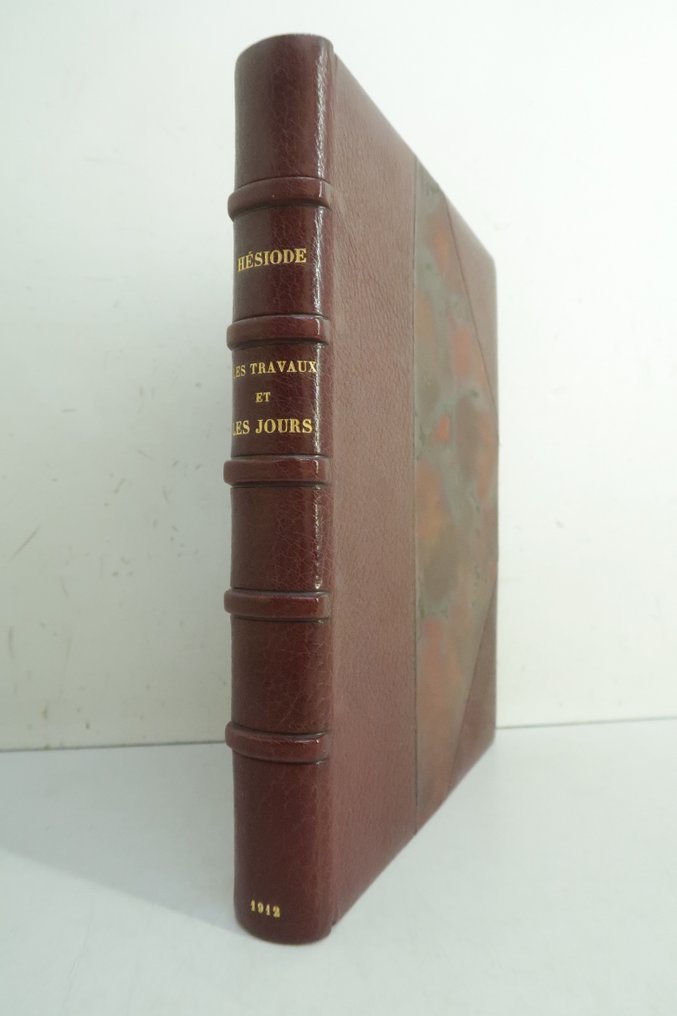 Hésiode / Paul Emile Colin - Les Travaux et les jours [reliure maroquin] - 1912 #1.0