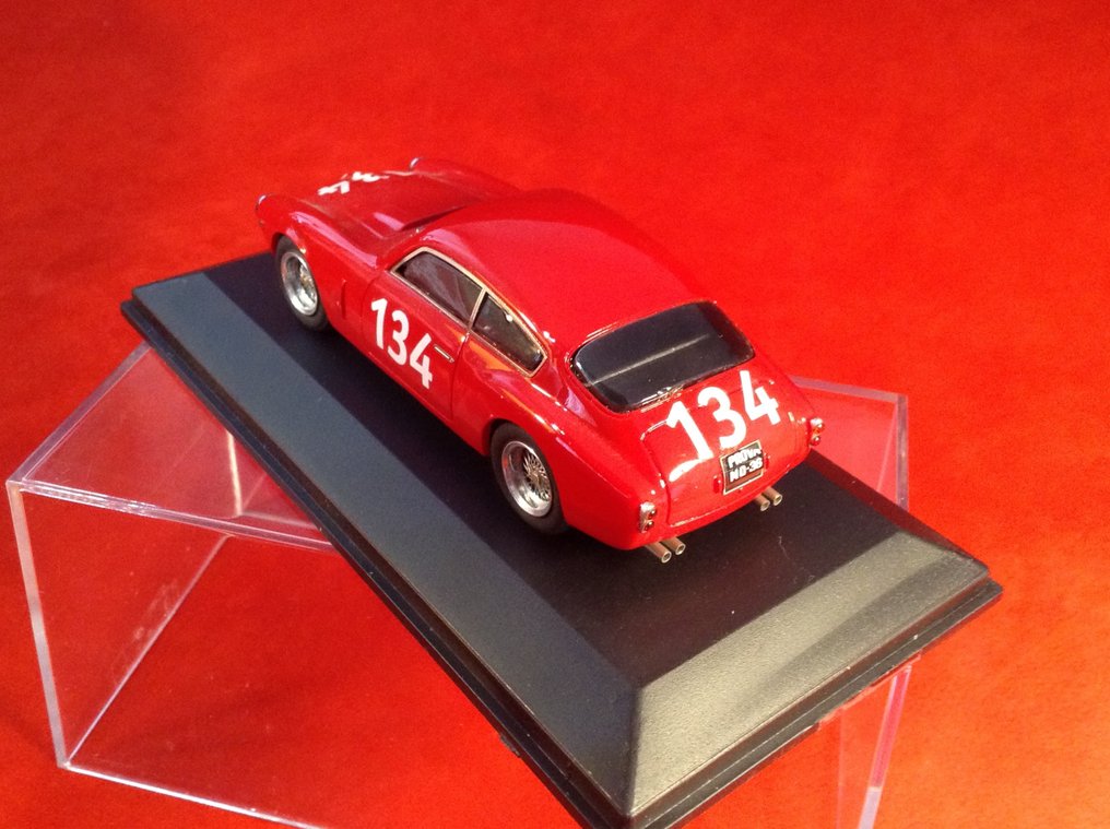 GAMMA Models - made in Italy 1:43 - Model race car - Maserati A6 GC Coupé Pininfarina Targa Florio 1959 #134 Mennato Boffa/Piero Drogo - Factory built - very good quality - very hard to find today. #3.2