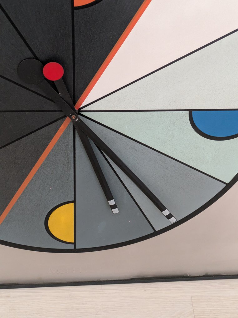 Ρολόι τοίχου -   Πλαστικό - 1970-1980 - Kurt B. DELBANCO #4.3