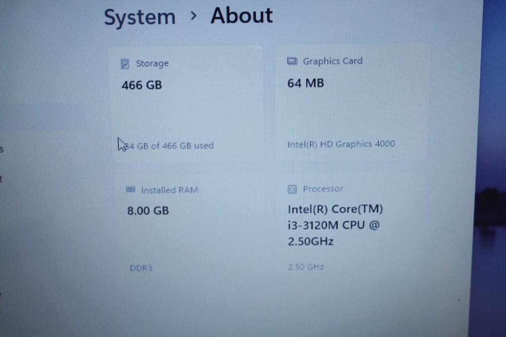 Nice find: HP ProBook 450 - Intel Core i3 CPU, 8GB RAM, 500GB HD - Bærbar datamaskin - Windows 11 Professional #4.3