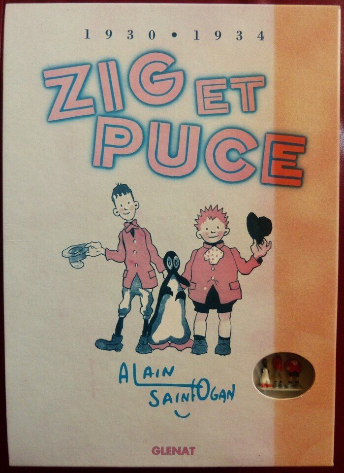 Zig et Puce - 4x C + figurine + coffret - 4 Album - Reprint - 1995/1996 #1.0