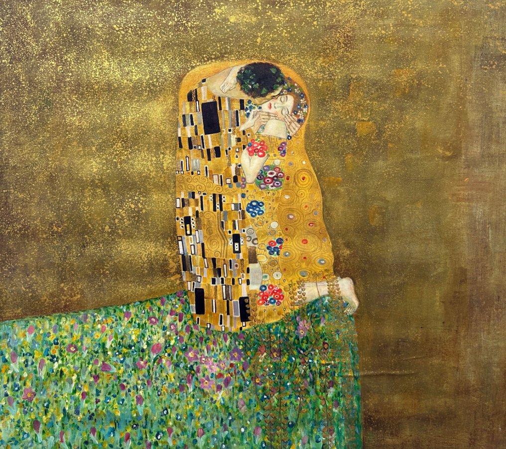 After Gustav Klimt - The Kiss #1.0