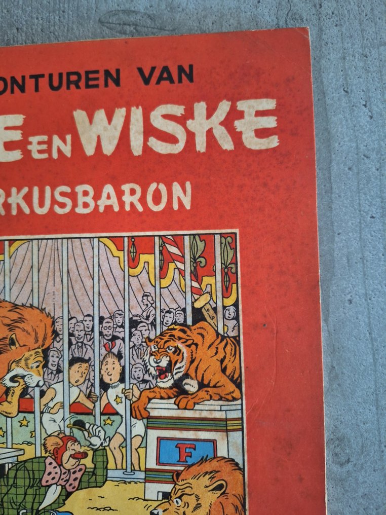 Suske en Wiske RV-21 - De Cirkusbaron - 1 Album - Ensipainos - 1954 #3.2