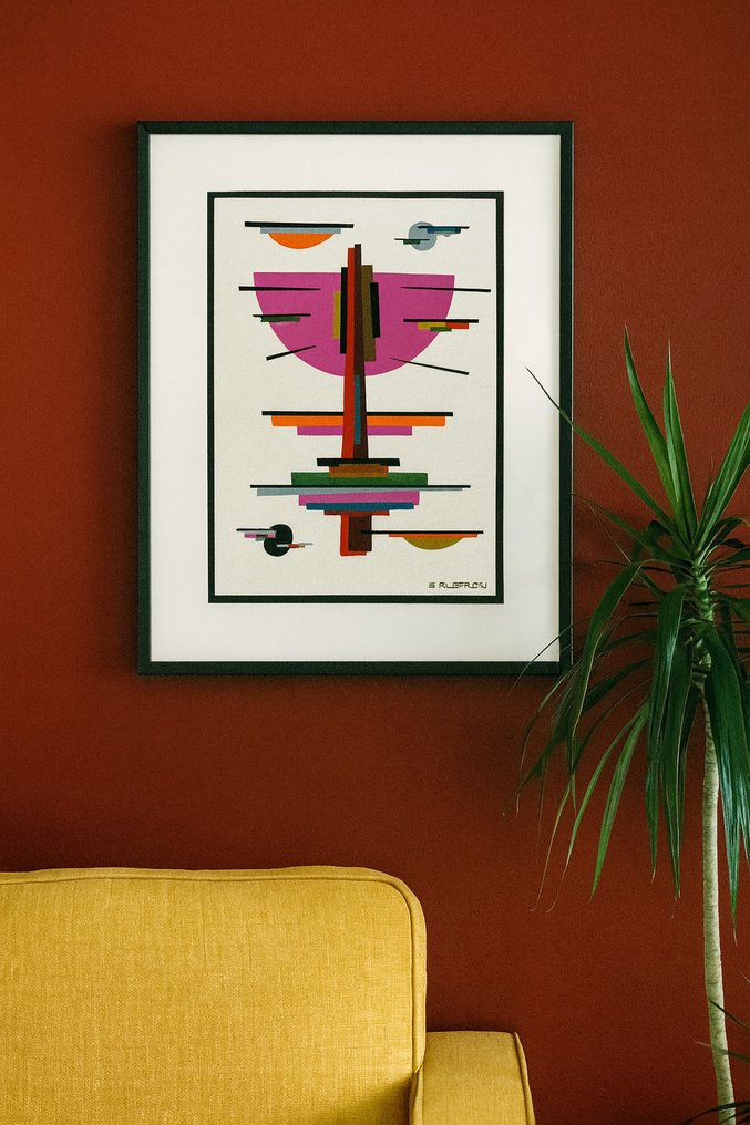 Boris Alepkow (XIX-XX) - Suprématisme Avant Garde Russe #1.0