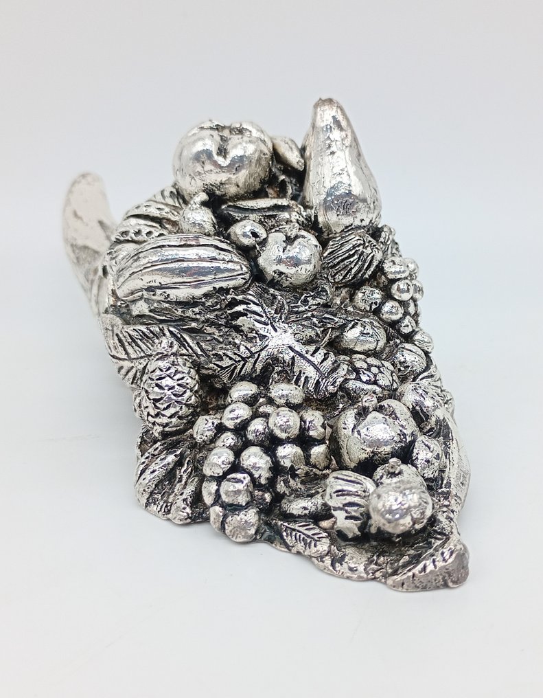 雕塑, Grande Cornucopia - 7.5 cm - 银 #1.0