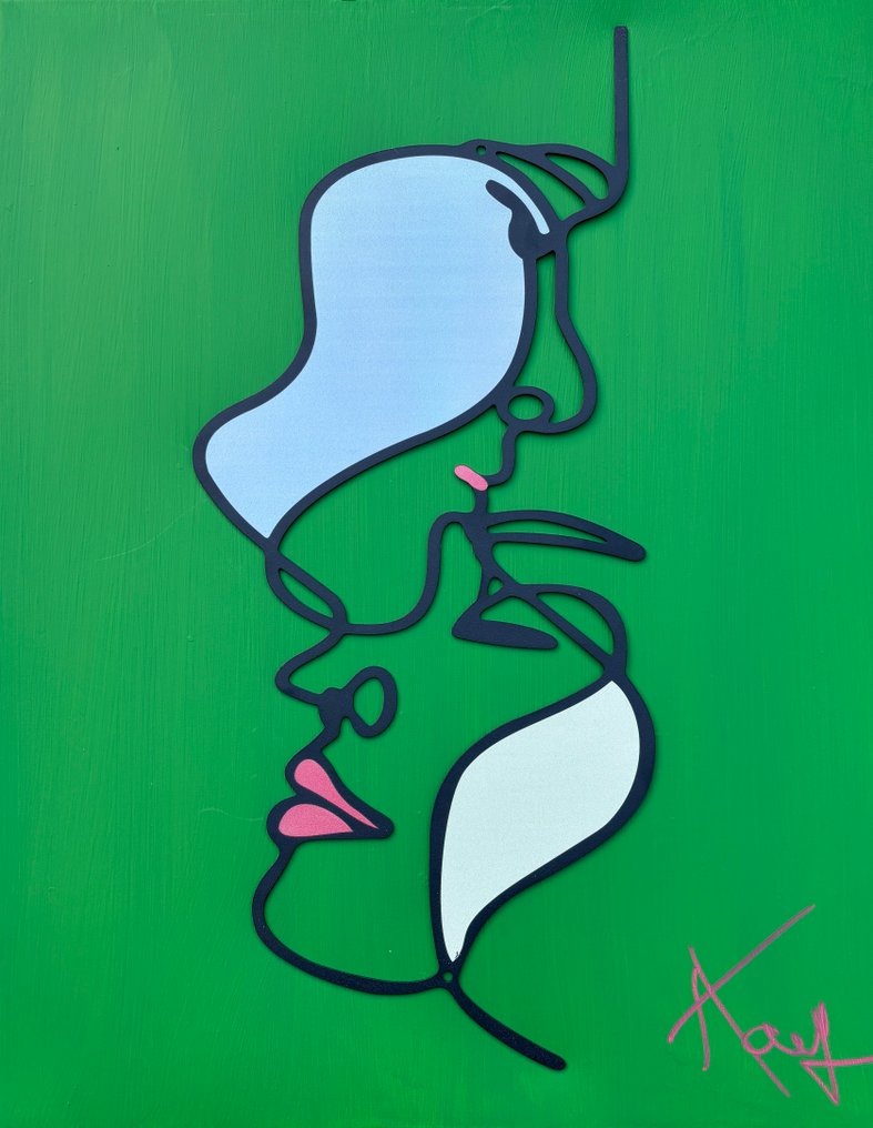 KAUGER (1972) - Couple Toile Large #1.0