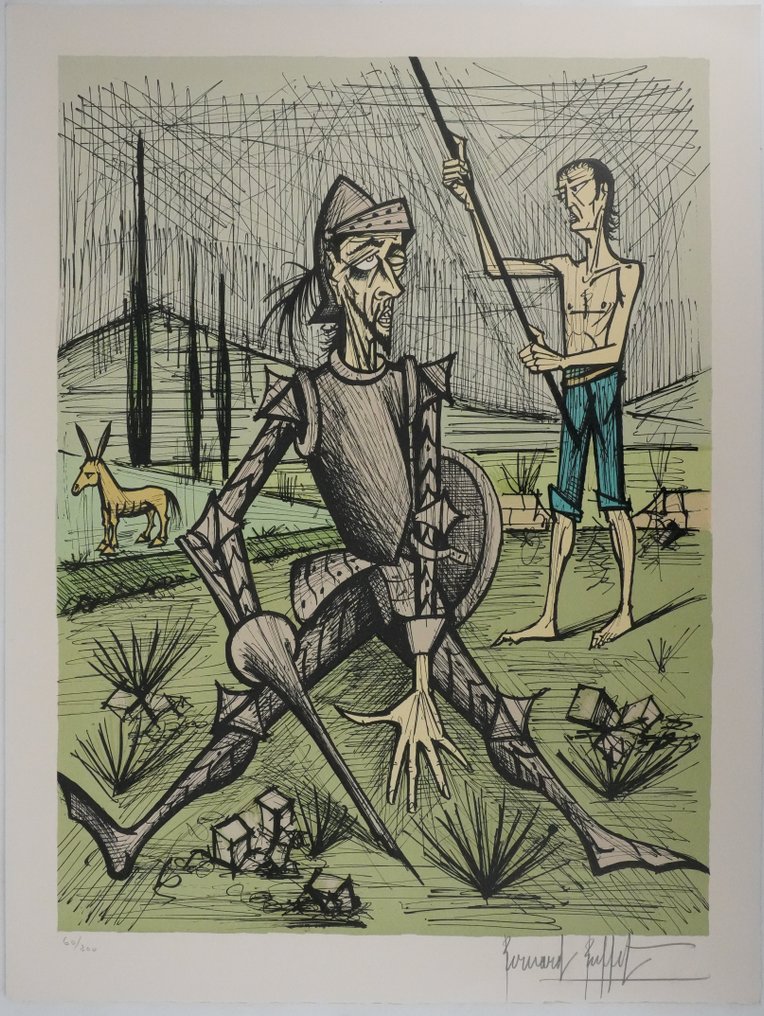 Bernard Buffet (1928-1999) - Don Quichotte #1.0