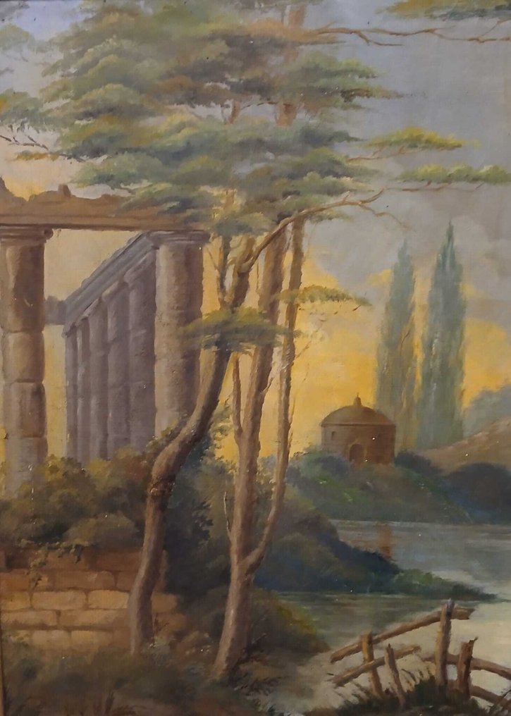 European school (XIX) - Paisaje bucólico - NO RESERVE #4.3