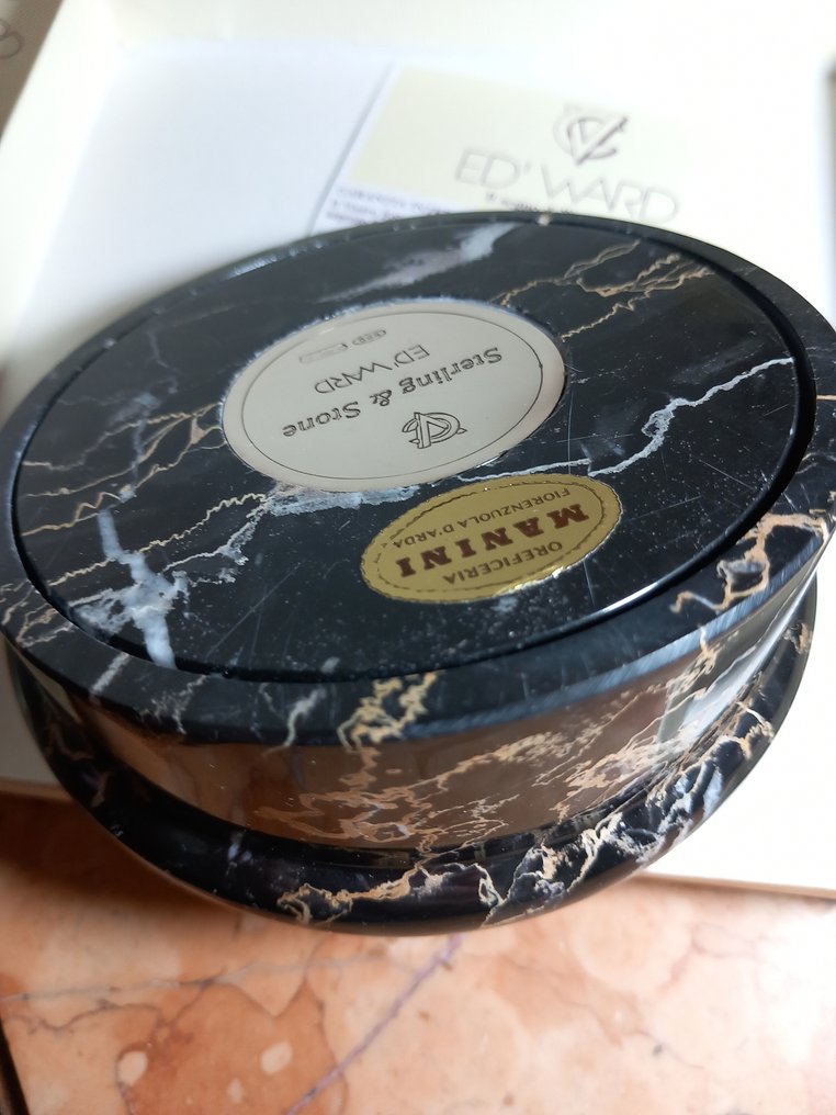 Table clock - Edward - - .925 silver - 2000-2010 - table clock #4.3