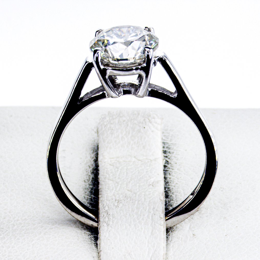 没有保留价 - 订婚戒指 - 14K包金 白金 - 1.56ct. tw. 钻石 (天然) #1.0