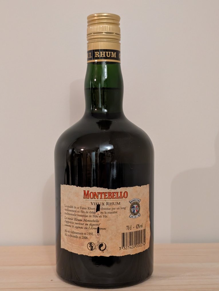 Montebello 1995 - Rhum Vieux - b. 2006 - 70 cl #2.1