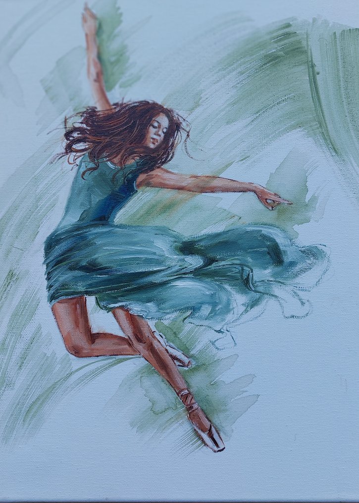 Elisa Brindani - Dancers in green#2 #3.2