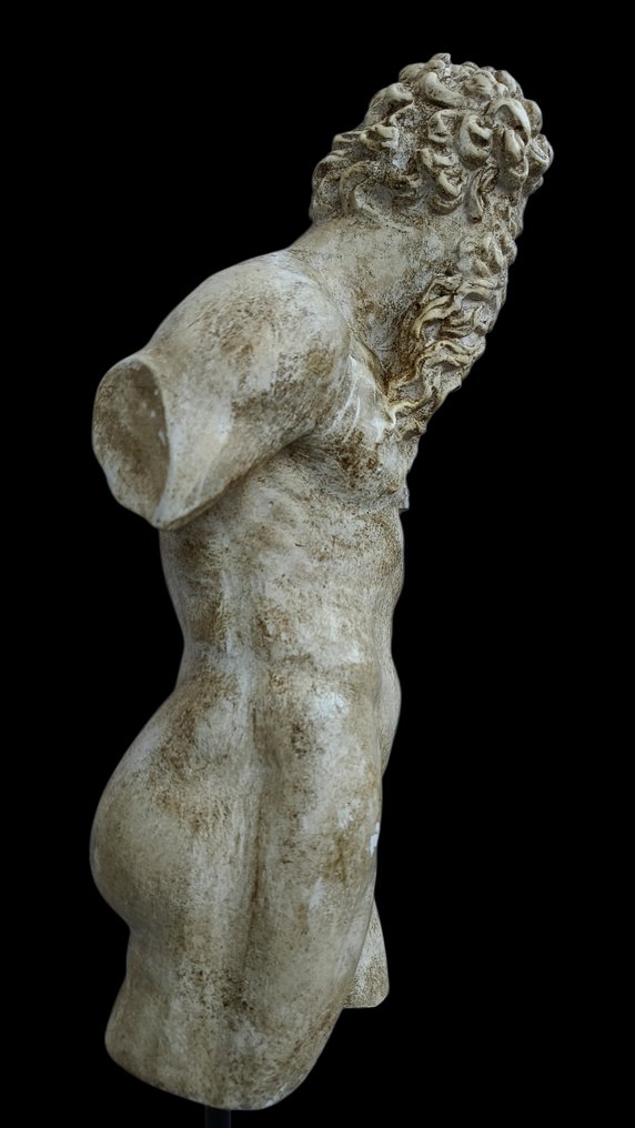 雕塑, Busto Poseidone - 42 cm - 大理石粉 #4.3