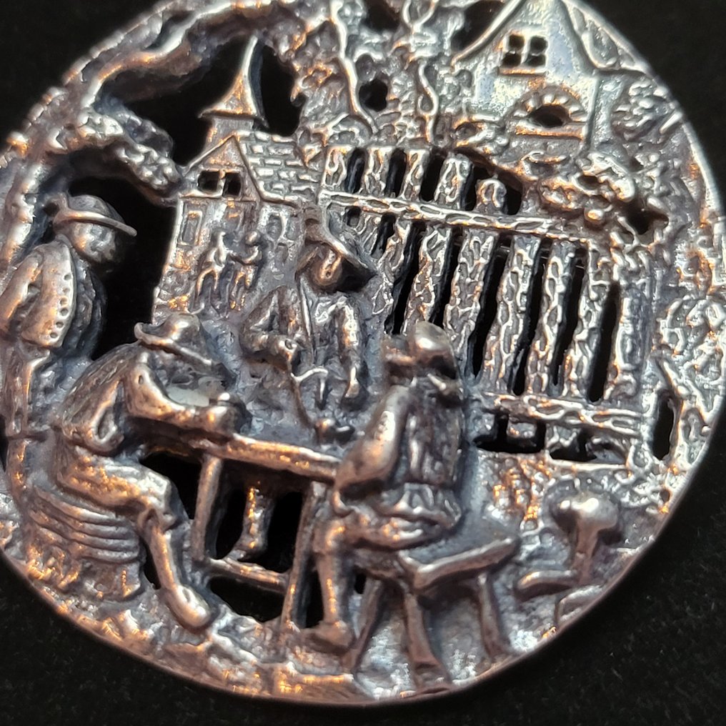 Senza prezzo di riserva - Spilla Argento - Spilla in argento 925 #1.0