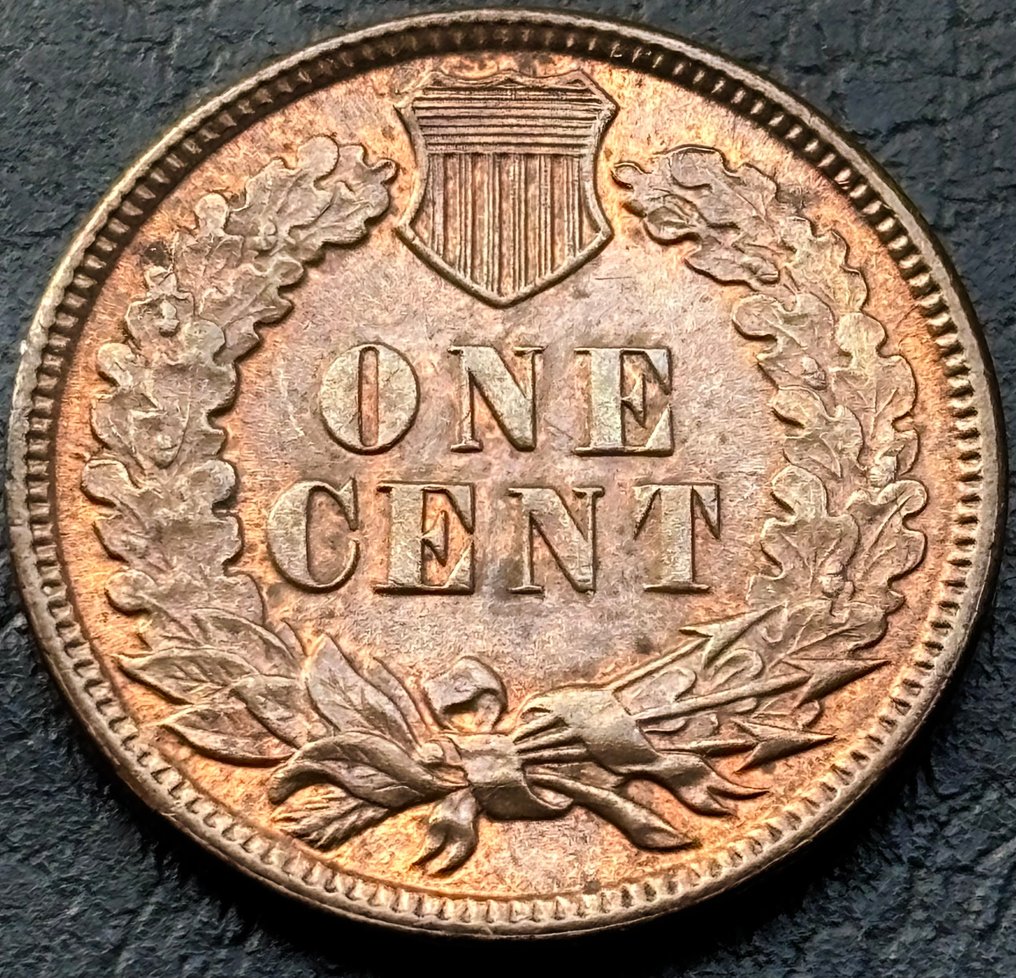 USA. 1 Cent 1881 'Indian Head' - RB (Regular Strike) #1.0