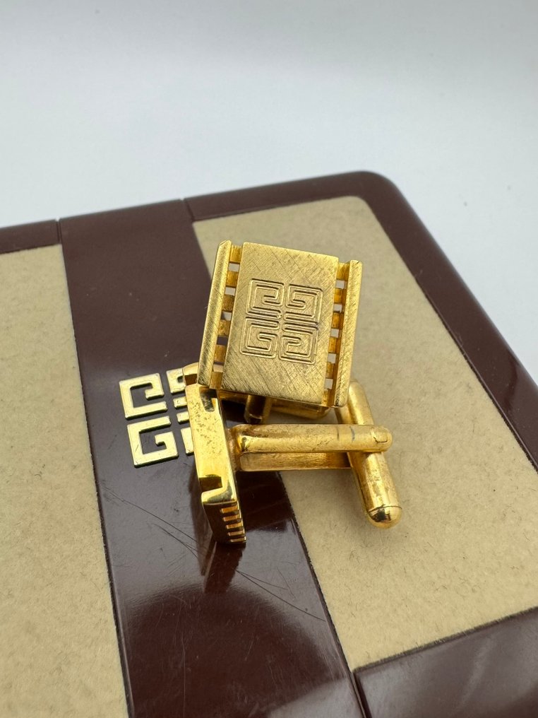 Givenchy - Metallo - Gemelli - Ferma cravatta - Scatola originale #2.1