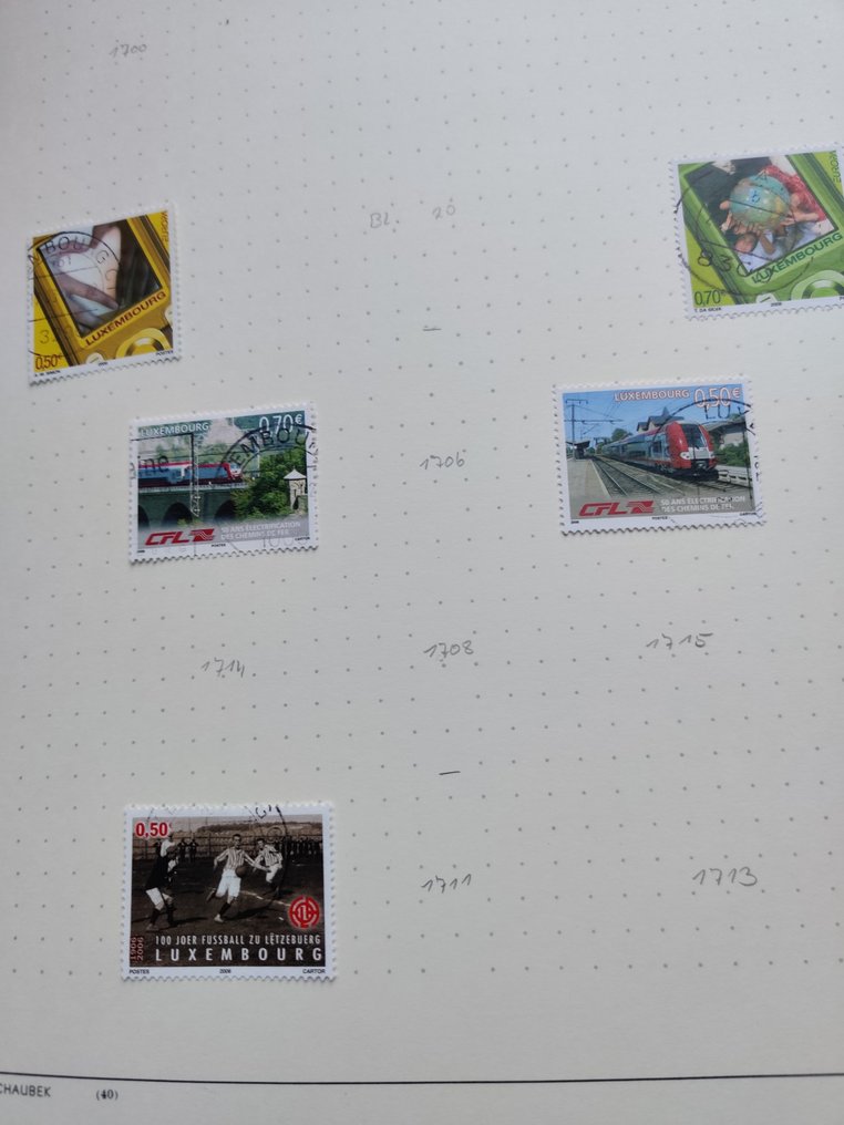 盧森堡 1882/2006 - 扩展收藏 in Schaubeckalbum #1.0