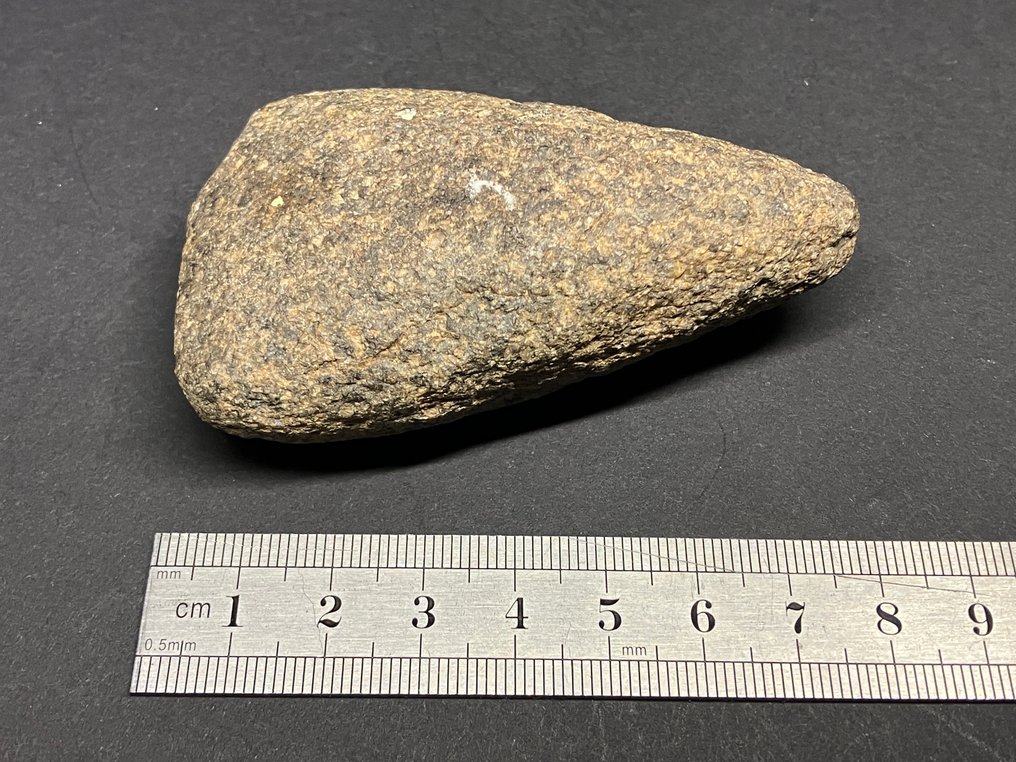 Neolit Kő Eszköz - 75 mm - Fényes fejsze  (Nincs minimálár) #2.1