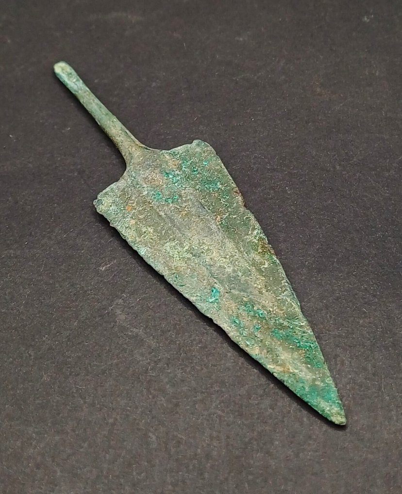 Bronzealder Bronze Delta Arrowhead - 92 mm  (Ingen mindstepris) #2.1