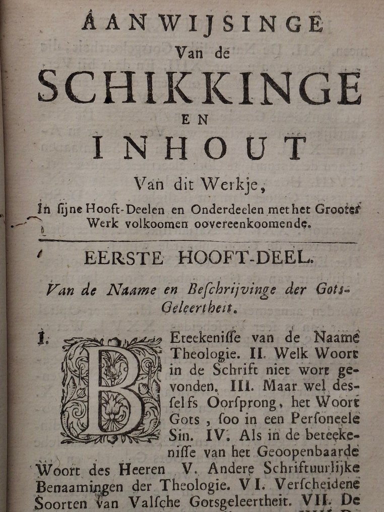 Johannes a Marck - Kort opstel der Christene Gotsgeleertheit, tot leeringe der waarheden en weederlegginge der - 1714 #3.2