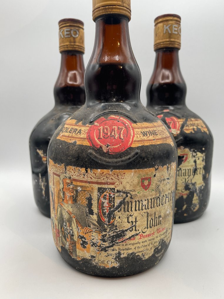 1947 Commanderie St. John - Chipre - 3 Botellas (0,75 L) #1.0