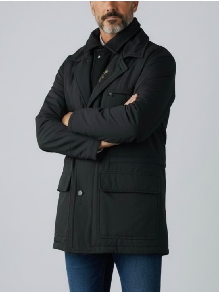 FAY Special Materials Exclusive Down Jacket classic Coat Premium collection Tg. L - No RP - Haină #4.3
