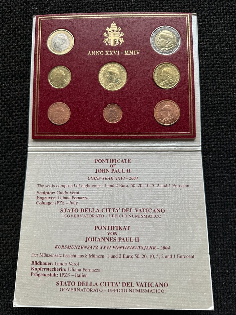 Vaticano. Year Set (BU) 2004  (Sin precio de reserva) #1.0