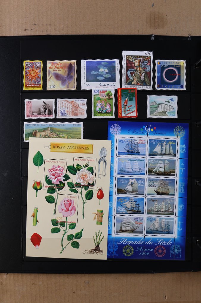 Francia 2000/2001 - Colección Eurozegels en tarjetas insertables - Envío gratuito a nivel mundial* #2.1