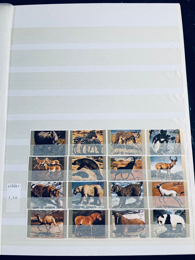 World  - Collection / Researcher Theme: Stamps and Blocks in Various Albums #3.2