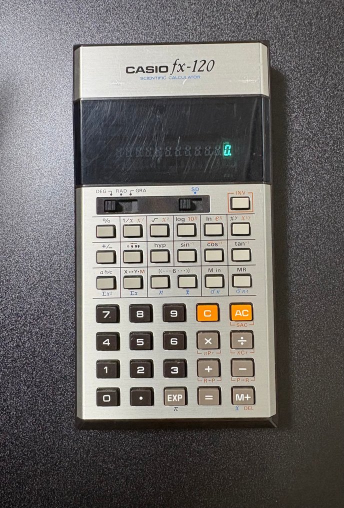 Regnemaskine - 1970-1980 - CASIO FX-120 Scientific C #1.0